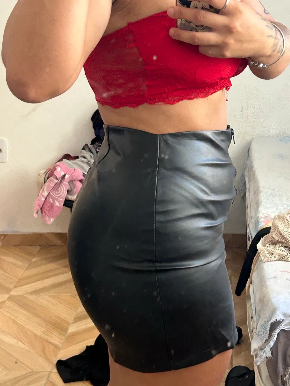 Saia de couro - Foto 3