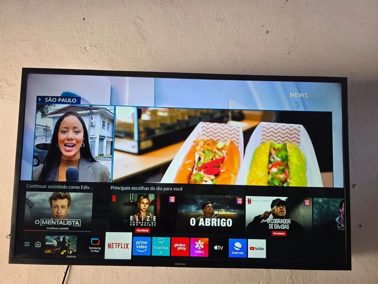 Tv Samsung 42 polegadas smart 4k 