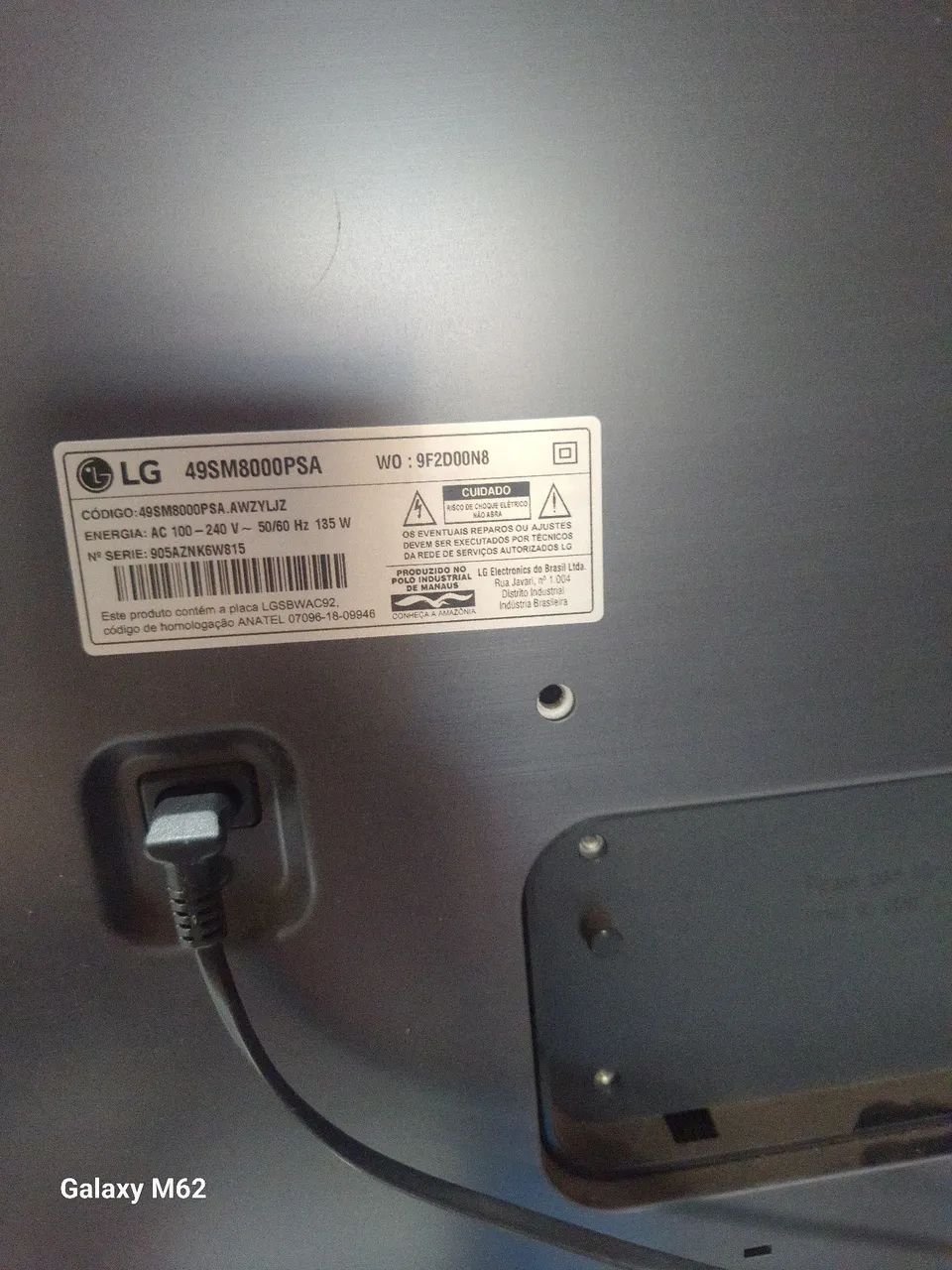 TV LG NanoCell de 49 polegadas.Smart TV.