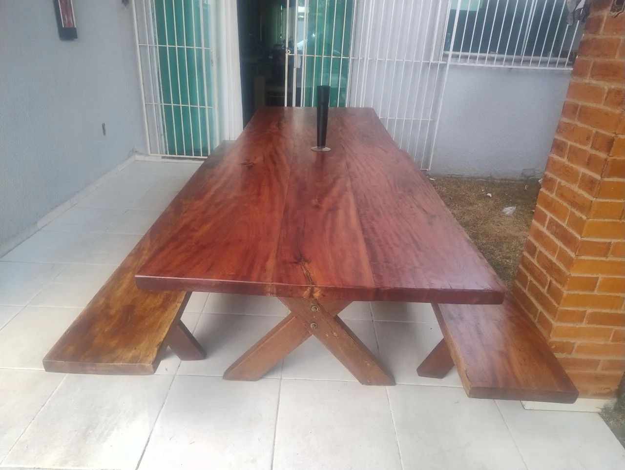 mesa de madeira maciça  - Foto 3