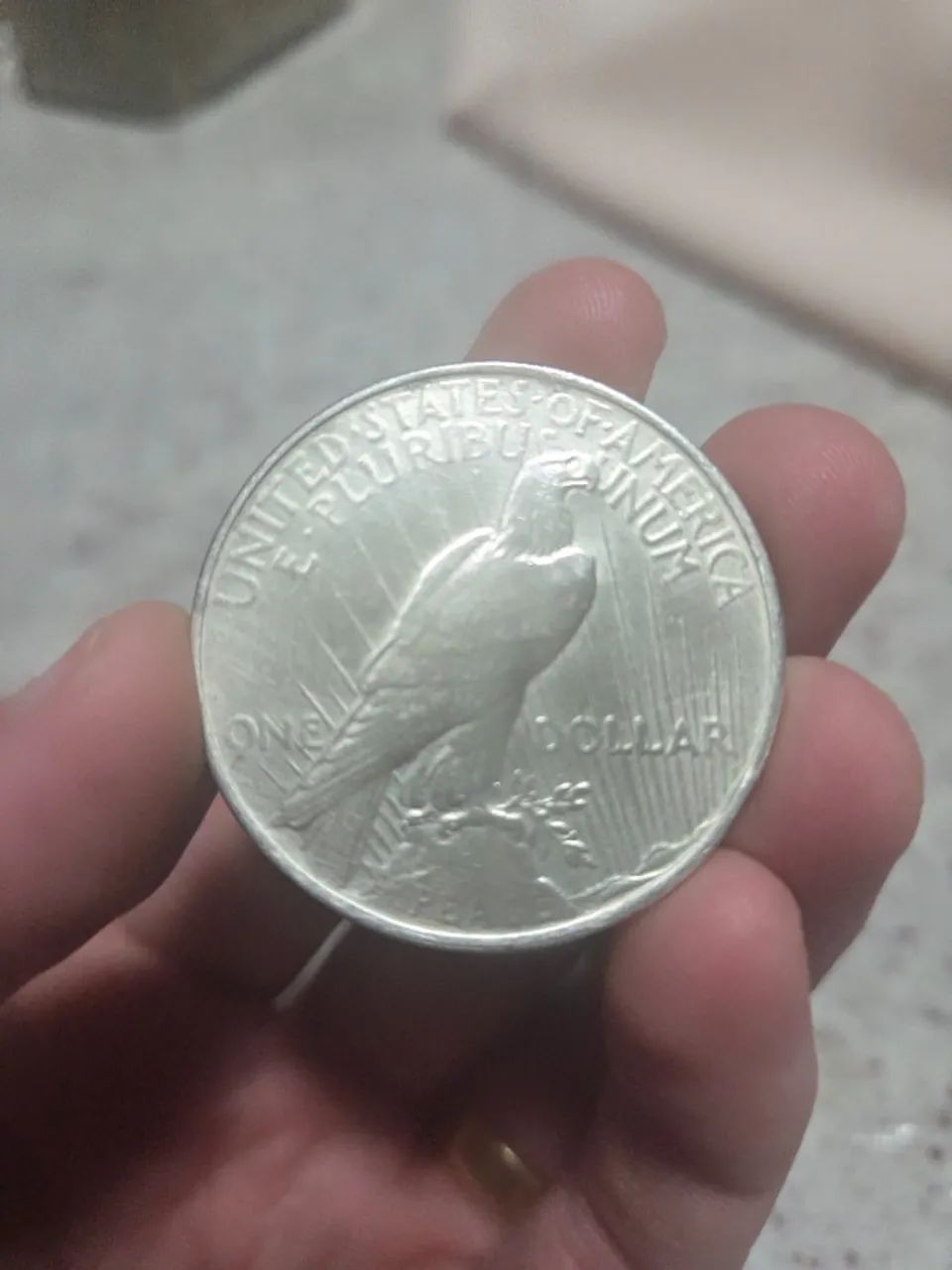 Moeda de 1 dollar americano 1922 - Foto 2