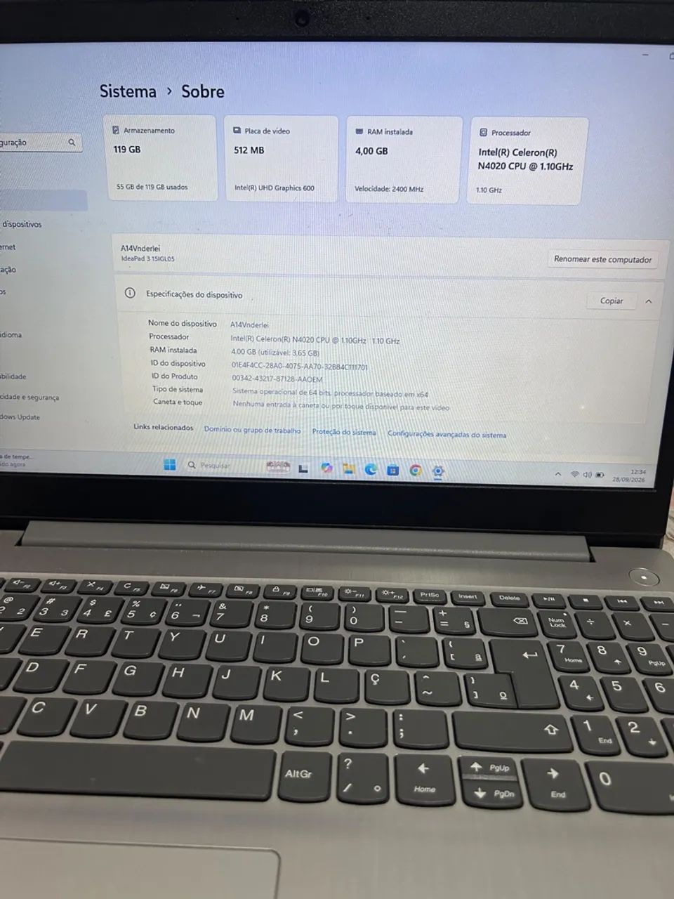 Notebook idealpad3i - Lenovo - Foto 4