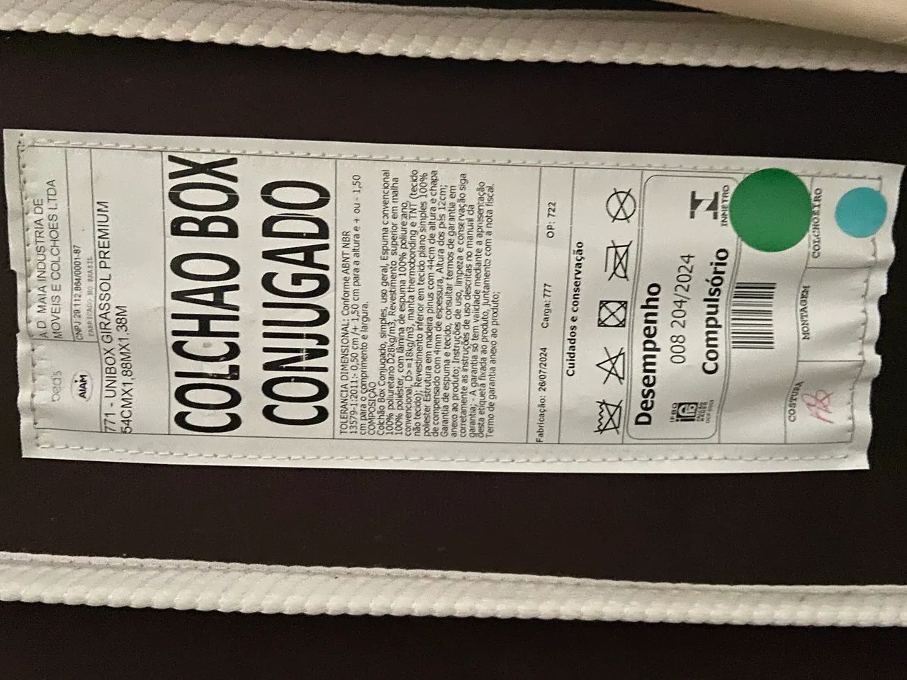 Cama casal box com colchão  - Foto 4
