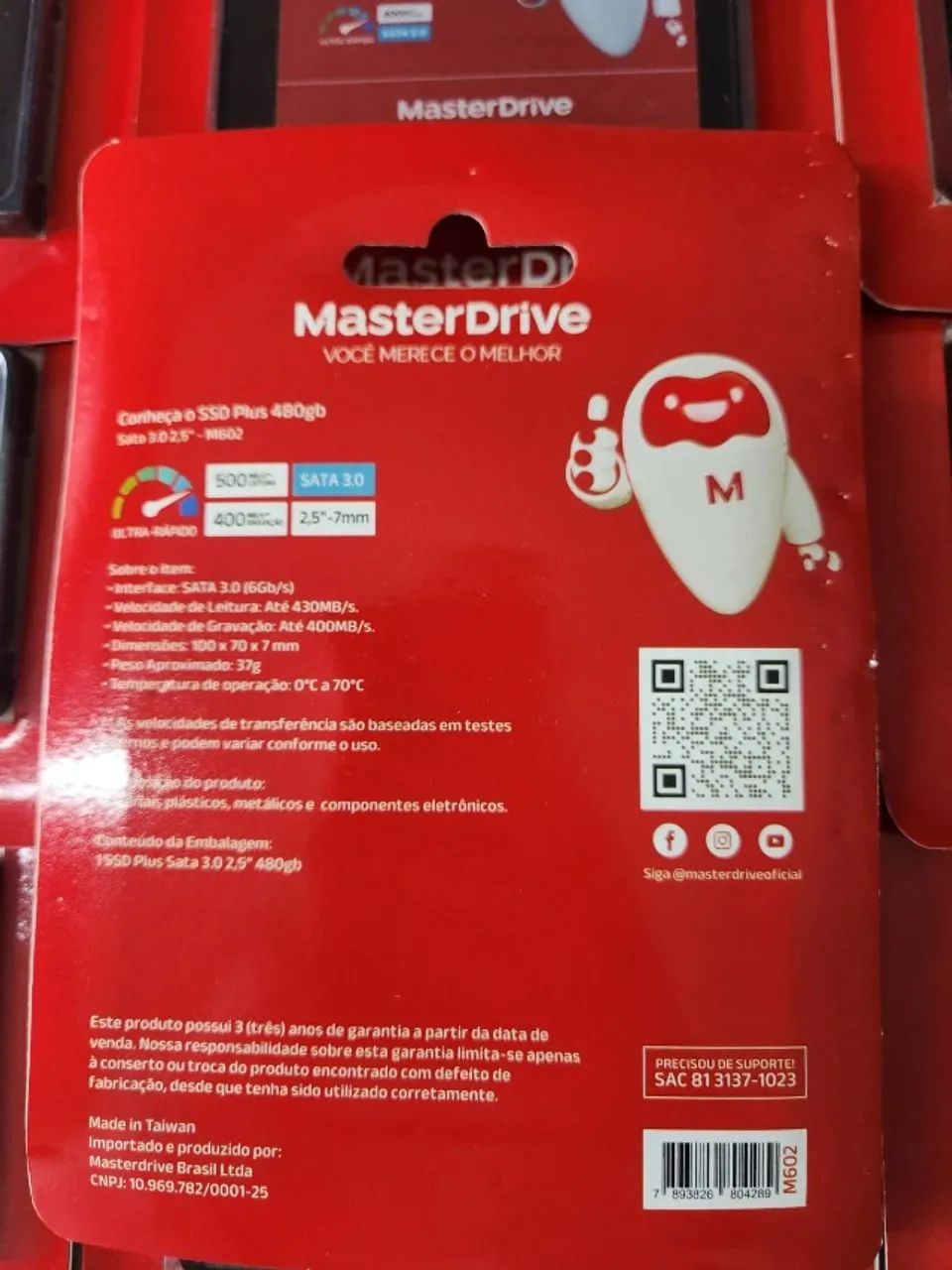 SSD 480GB SATA MASTERDRIVE + BRINDE - Foto 2