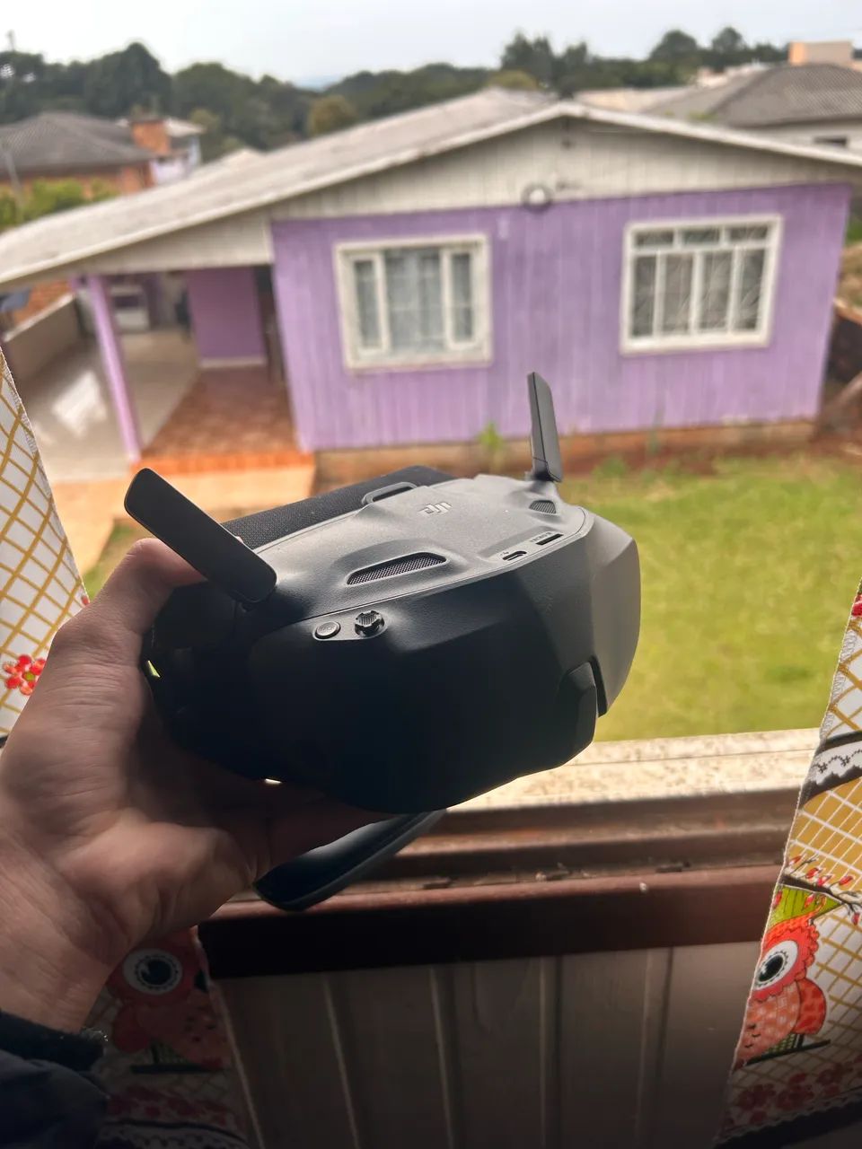 Óculos gomgles e controle fpv - Foto 3