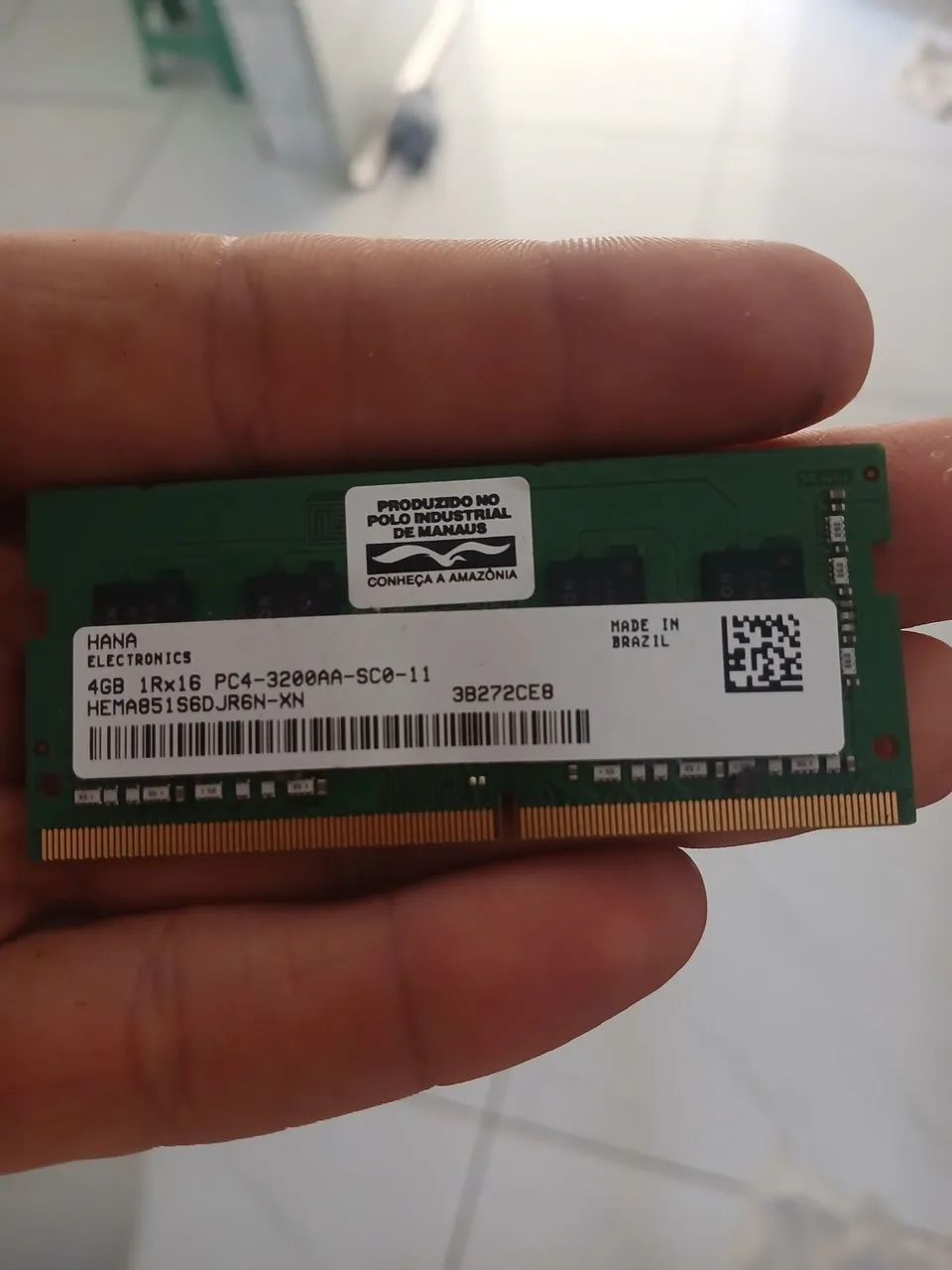 Memoria ram ddr4 4gb notebook 