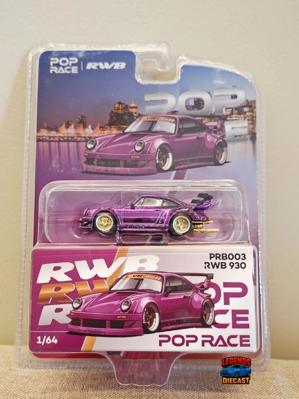 POPRACE RWB 930 1/64 パープル Pop Race Porsche RWB 930 Purple Chrome - Vancouver Event 2026