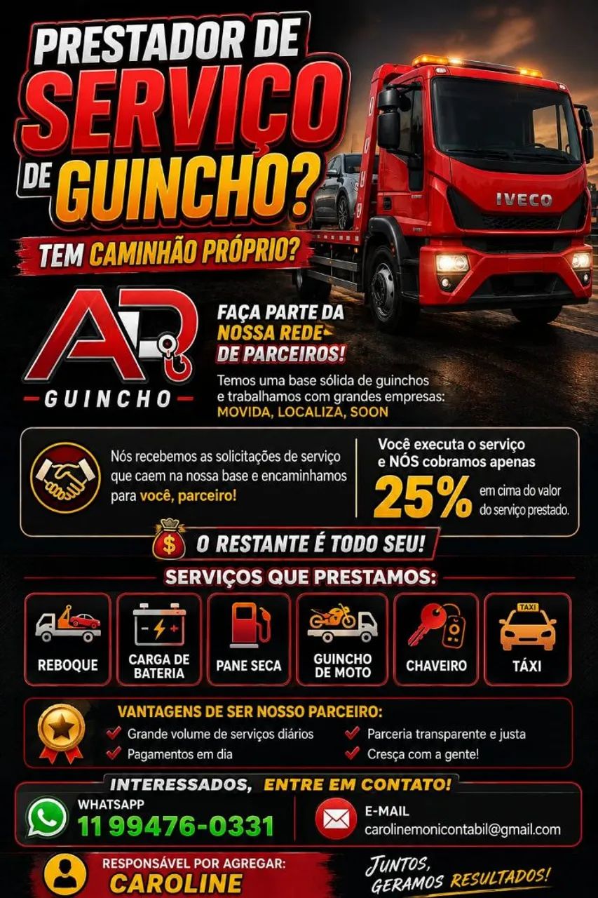 Prestador com Guincho 