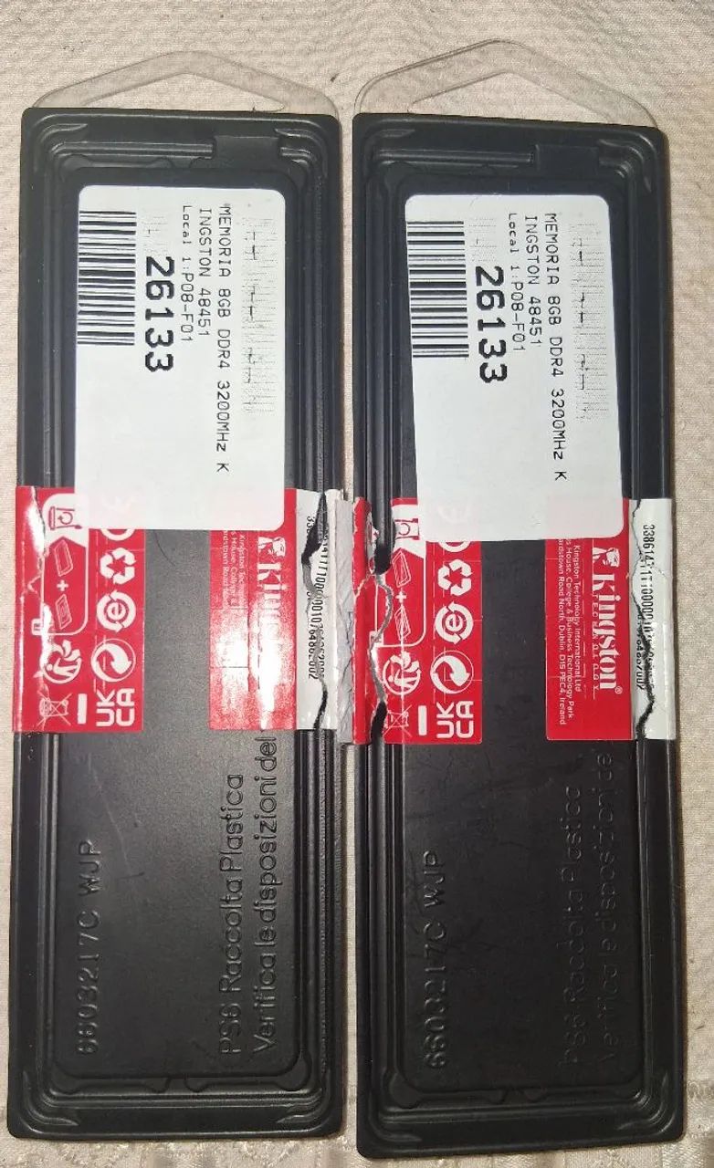 Memórias Ram DDR4 Kingston 2x8gb - Foto 2