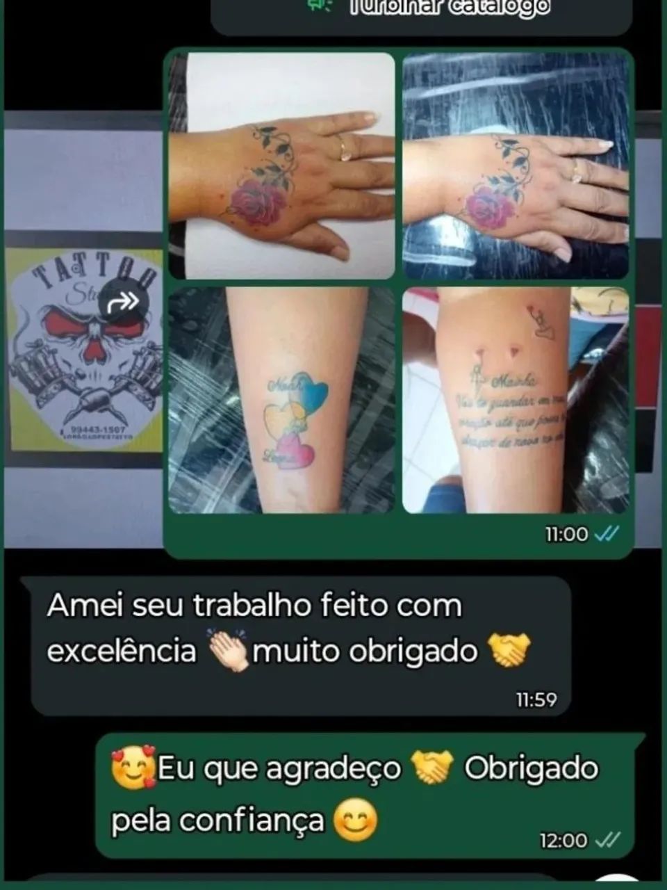 Promoção tattoo 5 tatuagem minimalistas por 100$  - Foto 6
