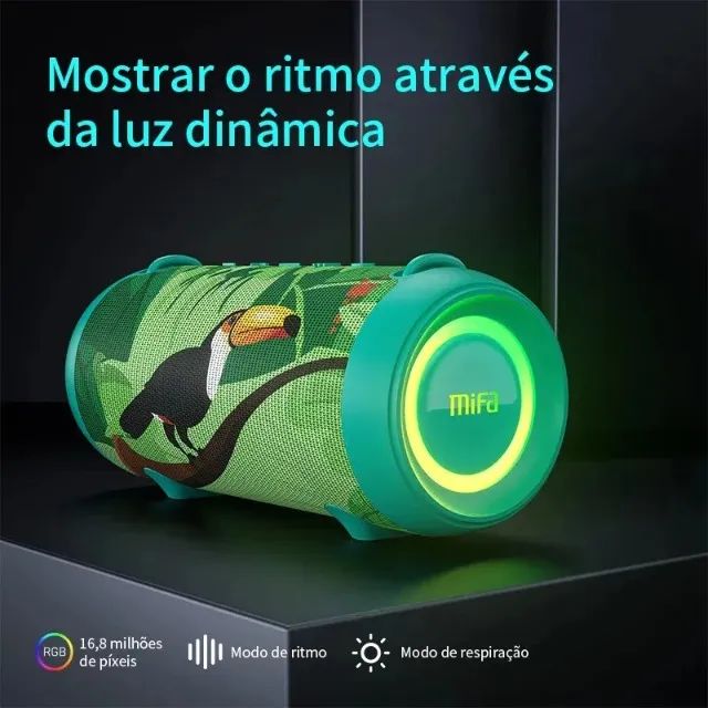 Caixa de Som Bluetooth Mifa A90 60W (Nova/Na Caixa) - Verde Original - Foto 4