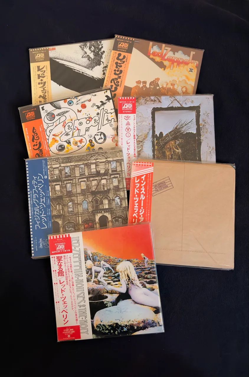 Cd Led Zeppelin  7 Albuns Mini Lp 