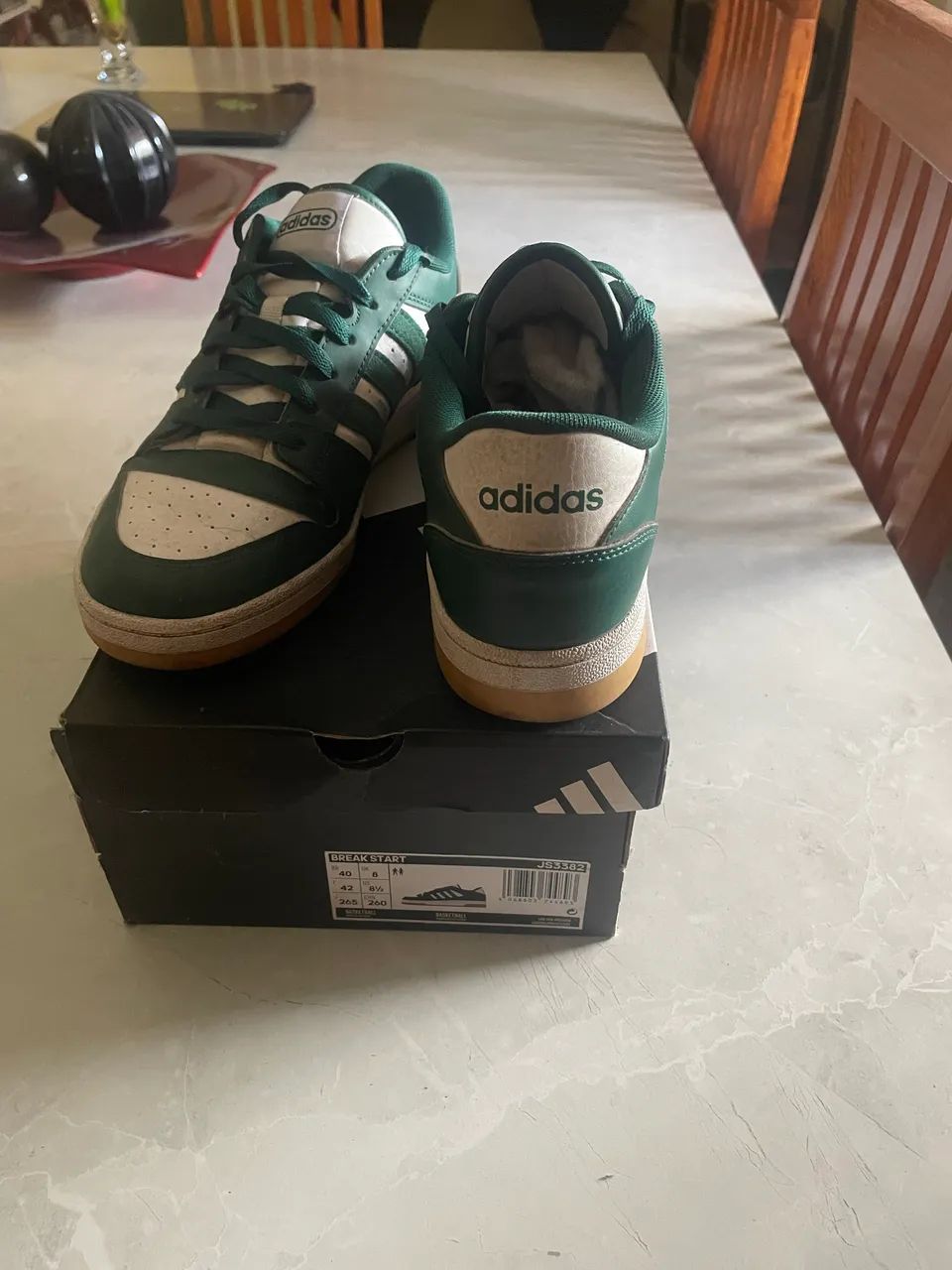 Tênis adidas break star verde - novíssimo  - Foto 5