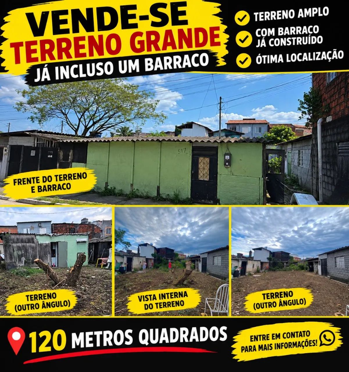 VENDE-SE TERRENO 