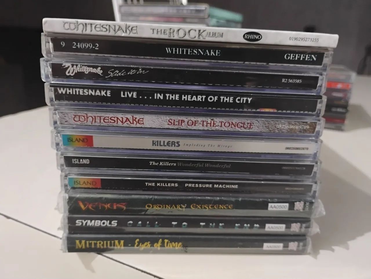 Cds Originais de Metal e Rock