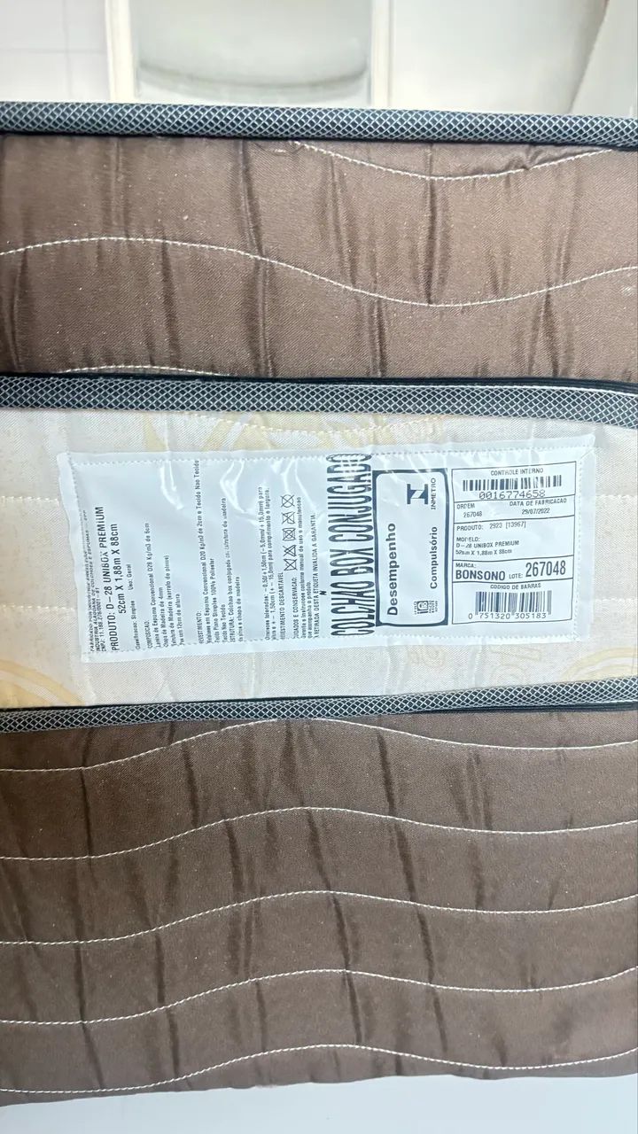 Oferta cama box com colchão box  - Foto 2
