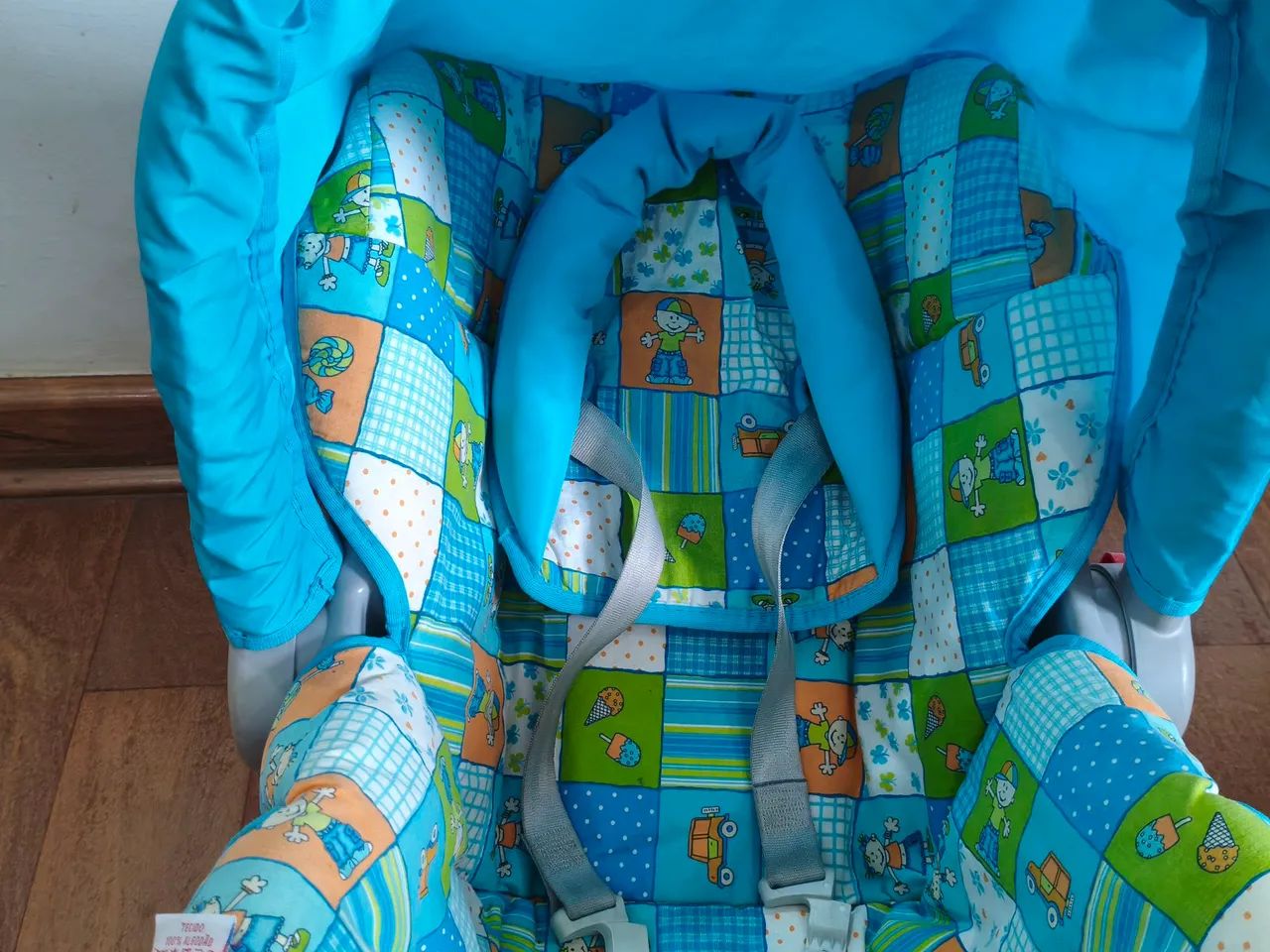 Bebê Conforto Galzerano Estampado Azul - Foto 2