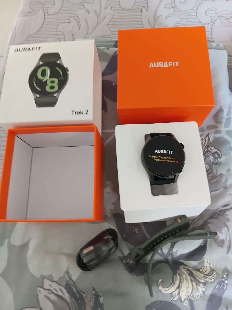 Relógio smartwatch aurafit trek 2 - Foto 2