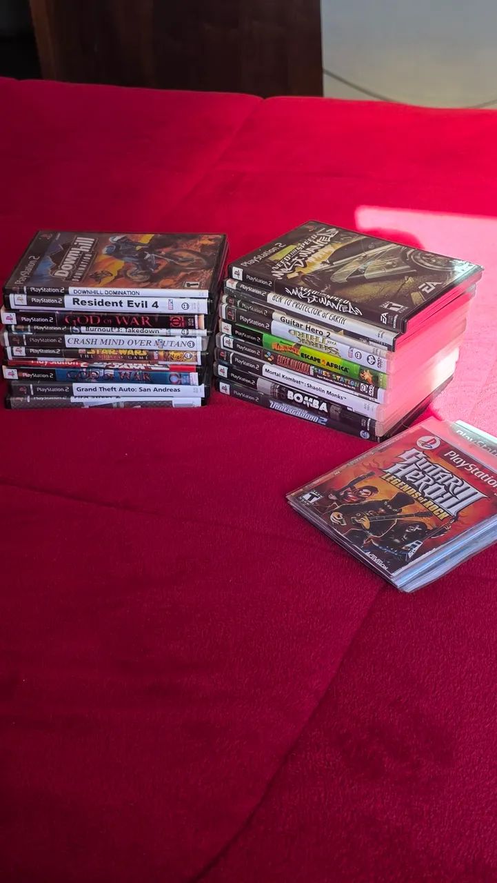 Ps2 playstatio 2 slim sony console com jogos e acessorios  - Foto 3