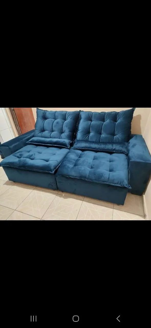 Sofá Retrátil e Reclinavel Com Molas  - Foto 5