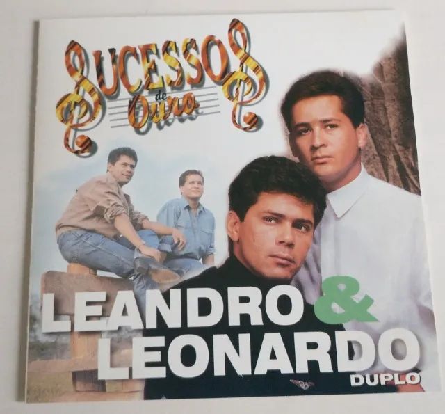 CD Leandro e Leonardo Duplo - Sucessos de Ouro - Usado - Testado - Ótimo Estado
