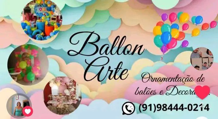 Decoração e enchimento de balões 
