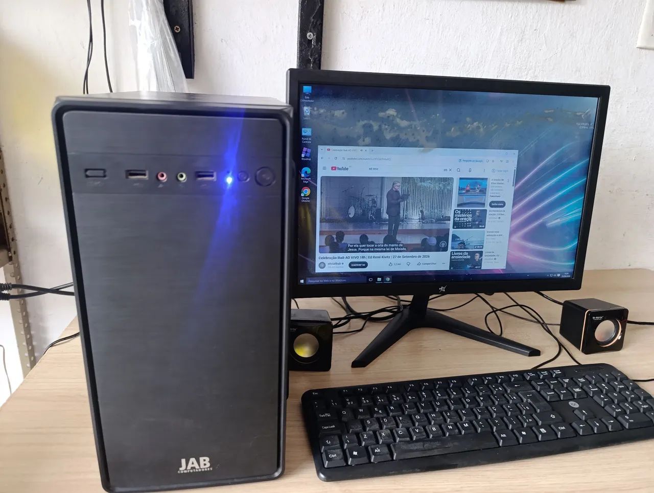 Computador Completo 4a Geração (Monitor 20 polegadas c/avaria) - Foto 5