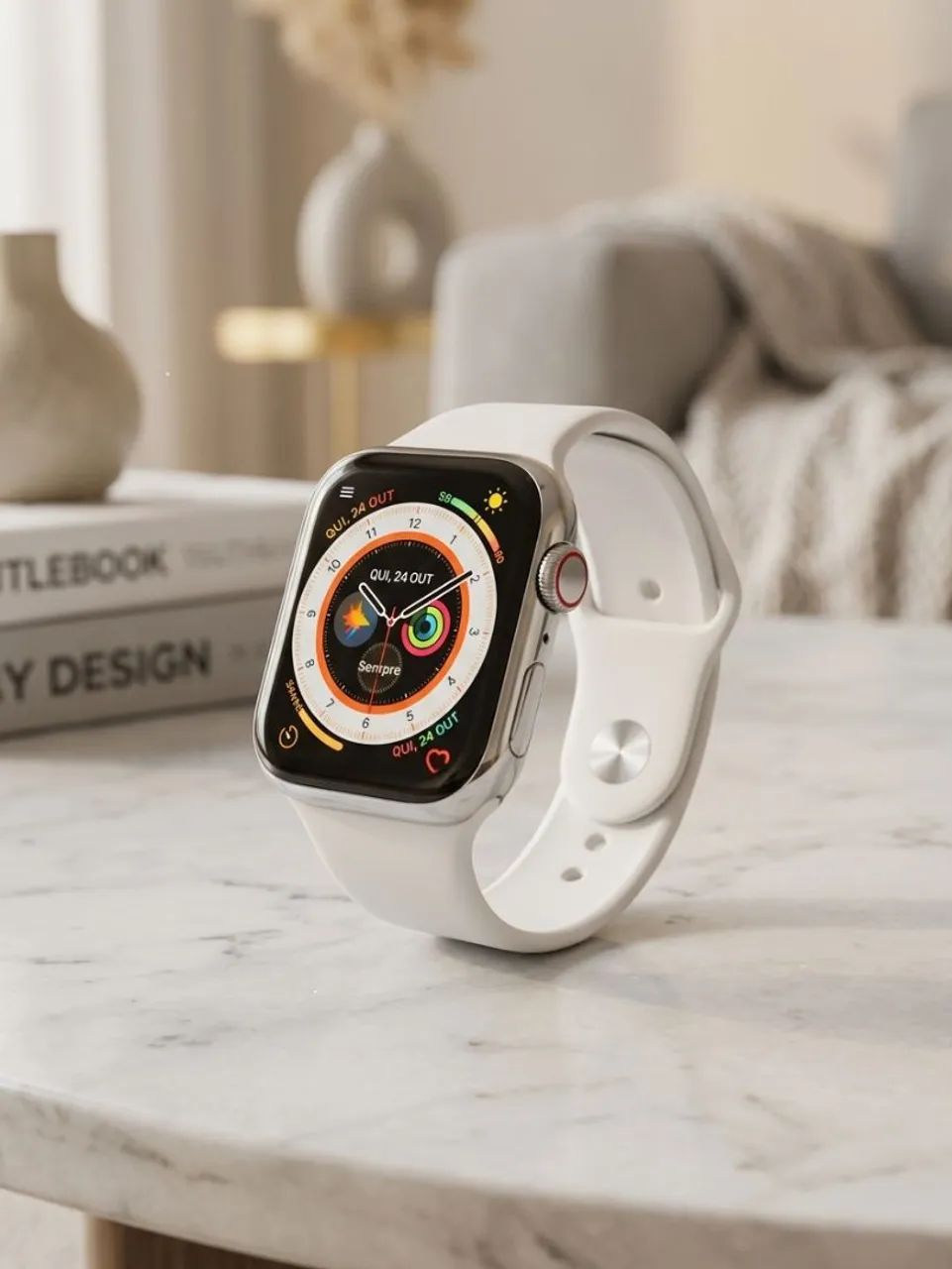 Smartwatch Novo na Caixa + 2 Pulseiras - Foto 3