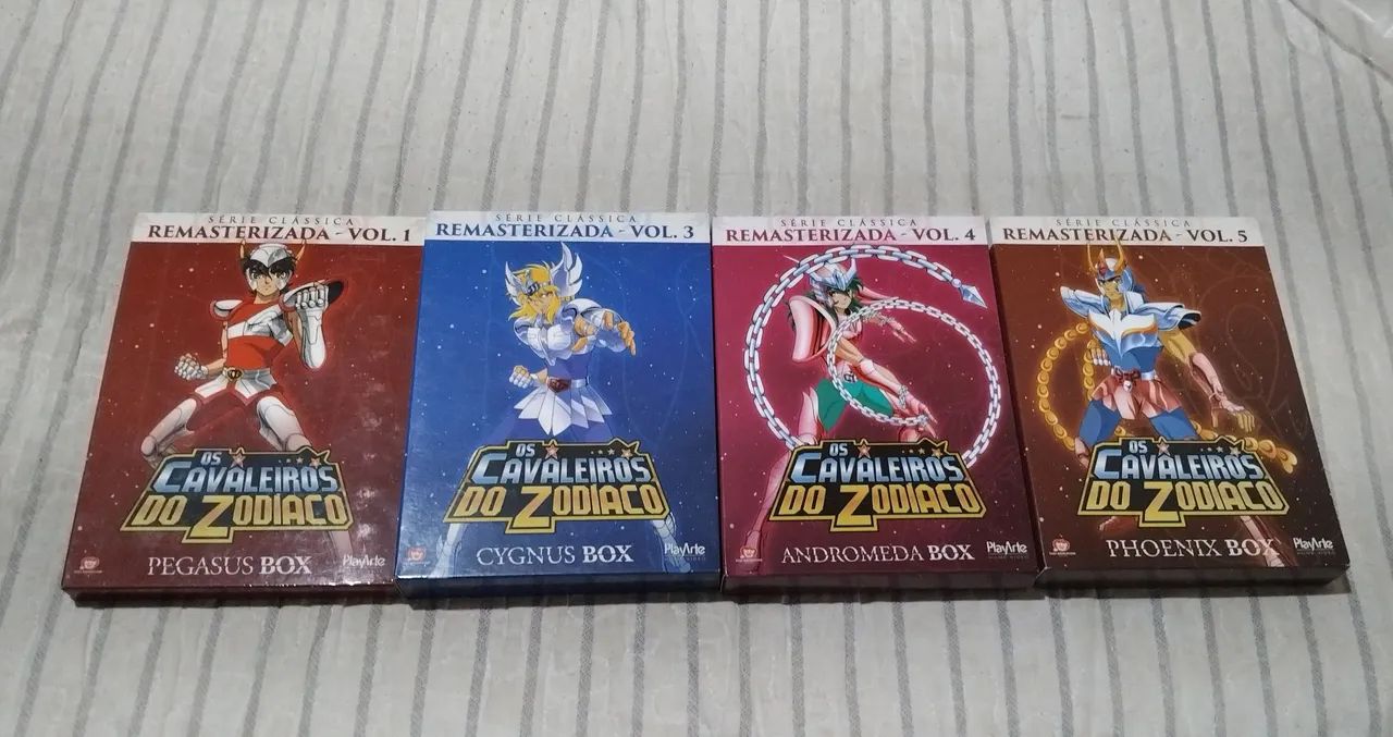 Cavaleiros do zodiaco saga remasterizada!! - CDs, DVDs etc - Santa