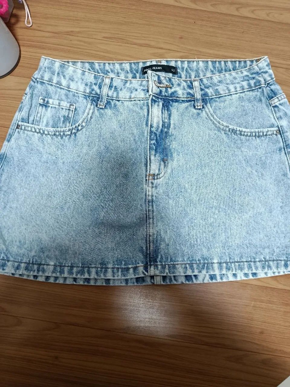 Saia jeans tamanho 42