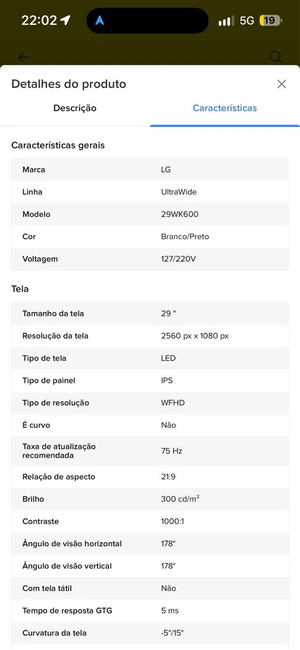 Monitor LG Ultrawide 29 - Foto 4