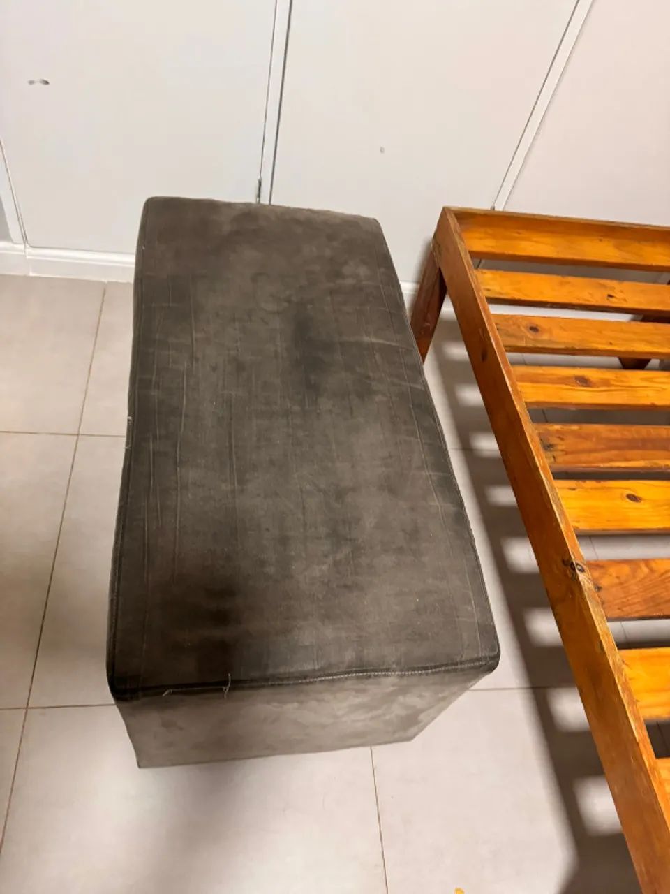 Puff cinza chumbo - Foto 2