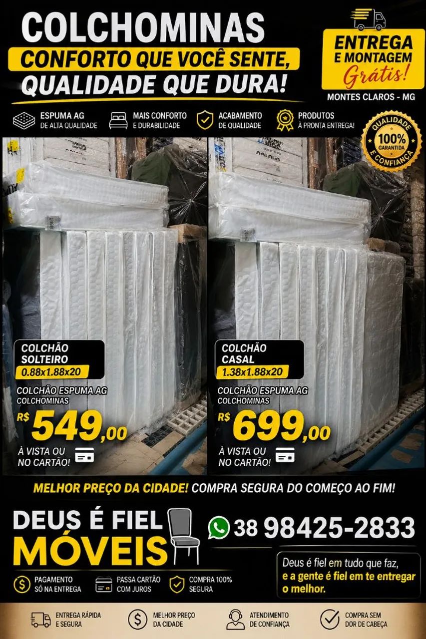 Colchão casal e solteiro ótima qualidade  - Foto 2