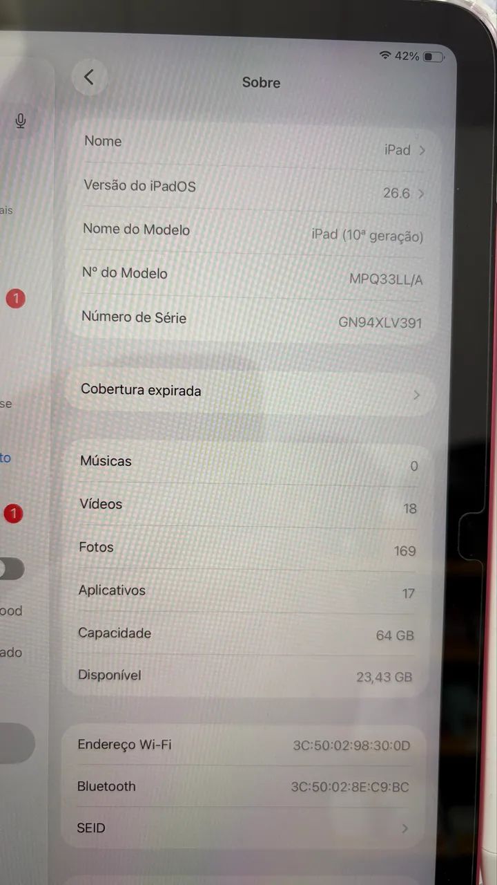 IPad 10° geração 64g - Foto 3
