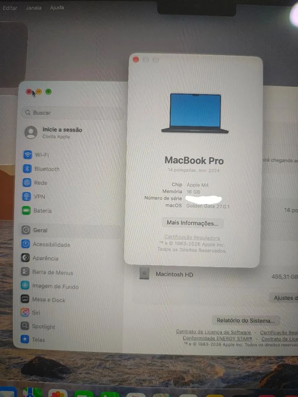 Macbook PRO 14 - M4 + 16GB RAM + 500GB SSD - Foto 4
