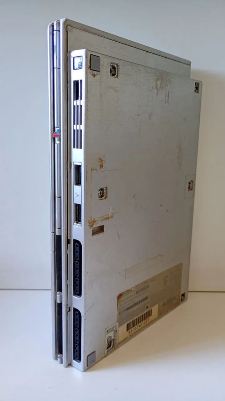 Carcaça Prata PS2 Slim Modelo 79001 - Foto 2