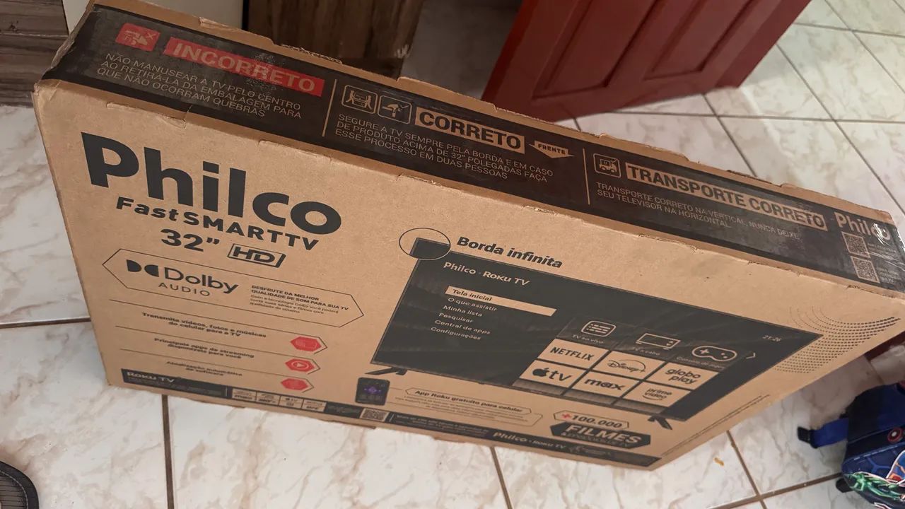 Smart TV Philco 32 Polegadas na Caixa  - Foto 3