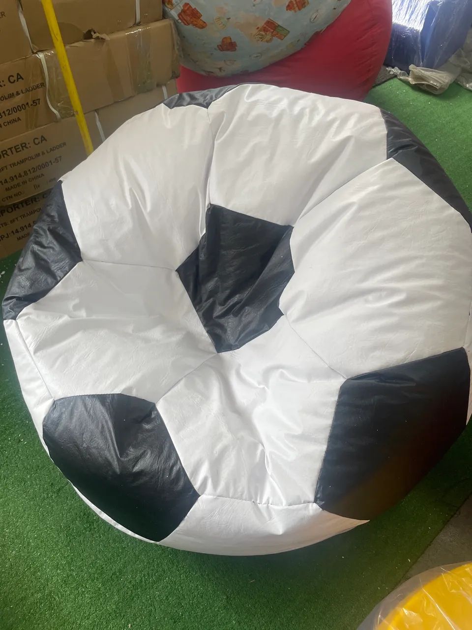 Puff bola de futebol  - Foto 2