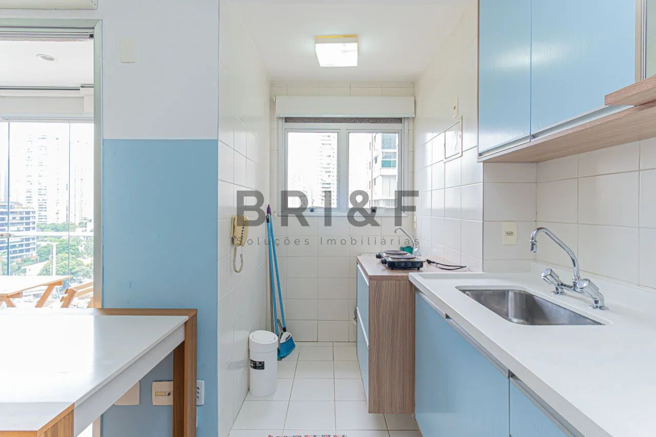 Apartamento Studio Mobiliado para locação, 1 dormitório, com vaga no Brooklin - Foto 12