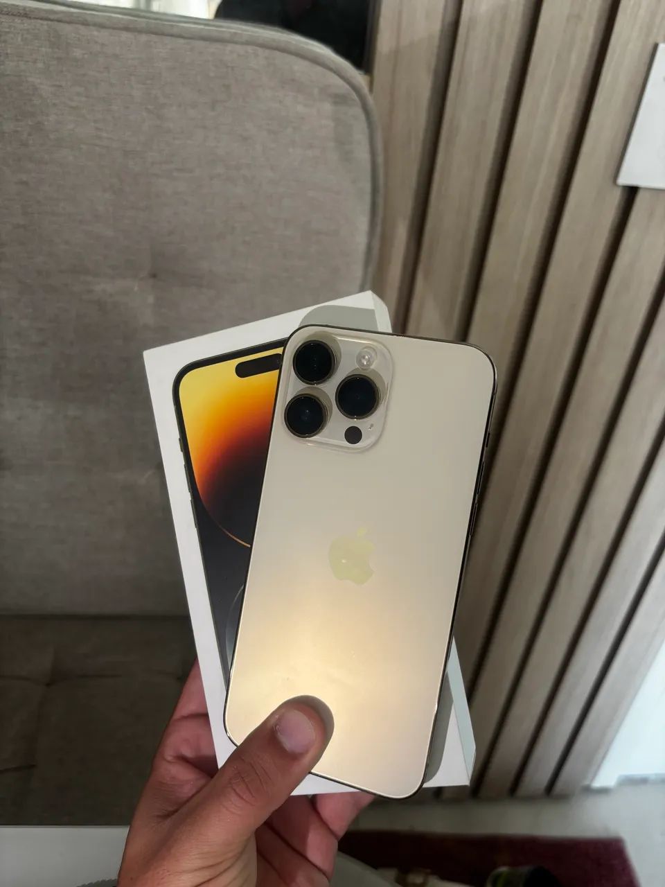 Iphone 14 pro max gold - Celulares e Smartphones - Del Castilho