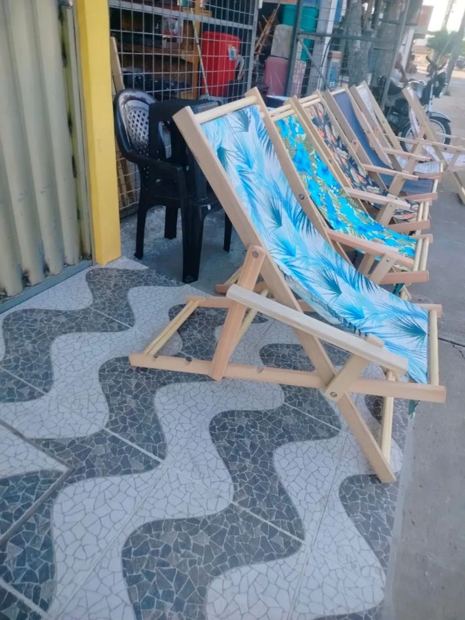 Espreguiçadeiras de pinos,  várias estampas disponíveis  - Foto 3