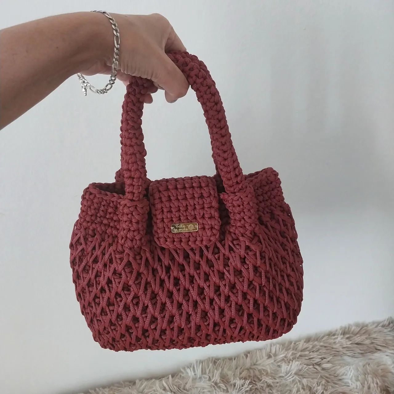 Bolsa de crochê  - Foto 3