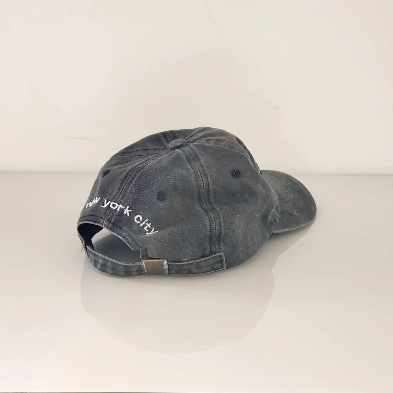Boné New York City cinza jeans - Foto 3