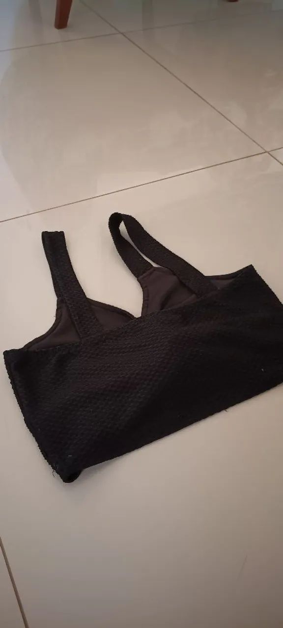 Cropped feminino preto - Foto 2