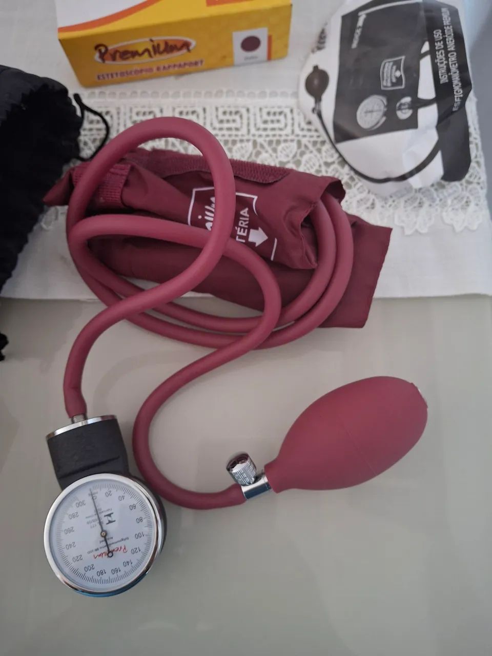 Estetoscópio  e esfigmomanometro - Foto 4