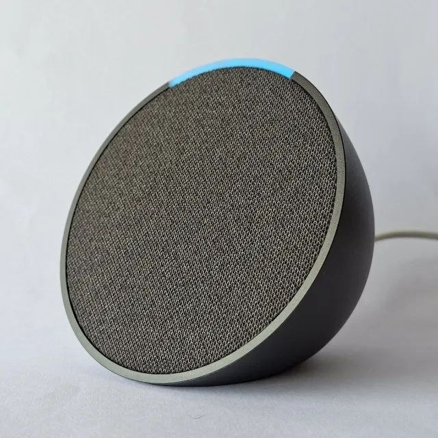 Amazon Echo Pop Smart Speaker Com Alexa Preto