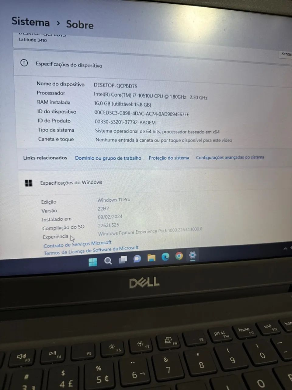 Notebook DELL latitude 3410 Windows 11 Pro - Foto 4