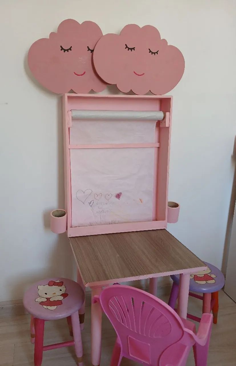 COMBO DESAPEGO: Quarto Infantil Rosa (6 Itens) - Foto 2