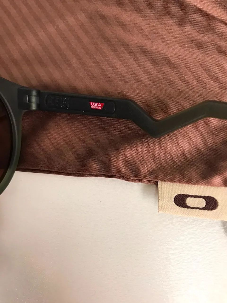 óculos de sol oakley hstn green brown - Foto 3