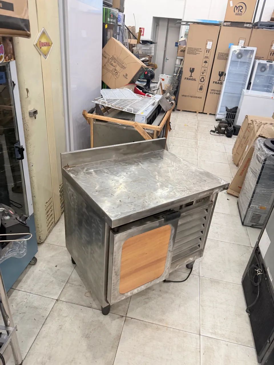 Balcão refrigerado inox 1 metro 220v - Foto 3